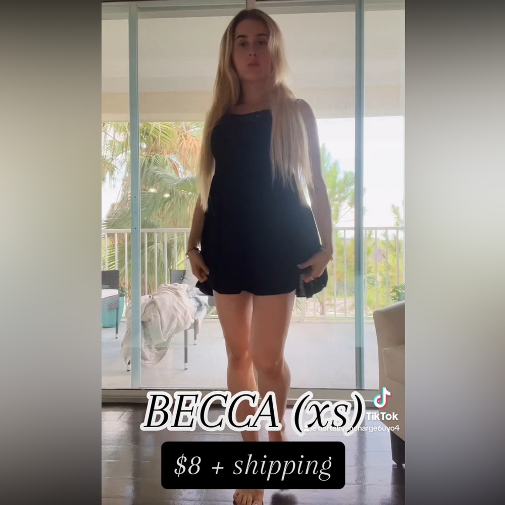 black summer dress very feminine and casual